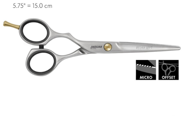 Ножиці перукарські Jaguar Pre Style Relax для лівші (прямі, 5.75) J-823575