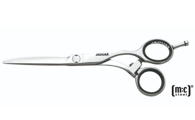 Ножиці прямі 5.75" Evolution Flex для стрижки професійні Jaguar Black Line [MC Steel] арт. J-93575
