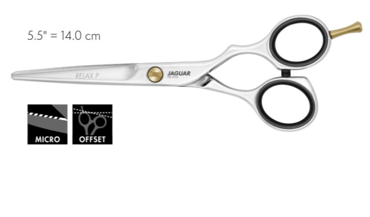 Ножиці перукарські Jaguar Pre Style Relax Polish (прямі, 5.5) J-82755