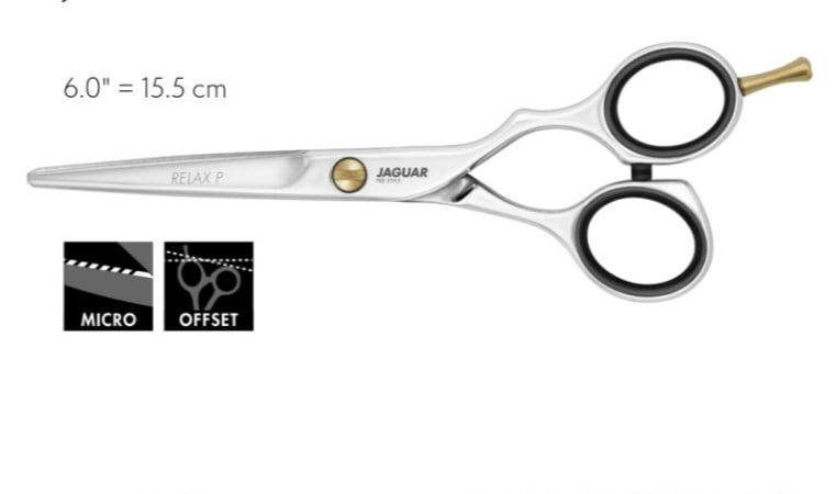 Ножиці перукарські Jaguar Pre Style Relax Polish (прямі, 6.0) J-82760