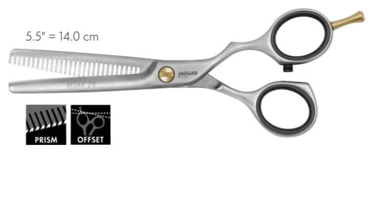Ножиці перукарські Jaguar Pre Style Relax (філіровочні, 5.5) J-83955