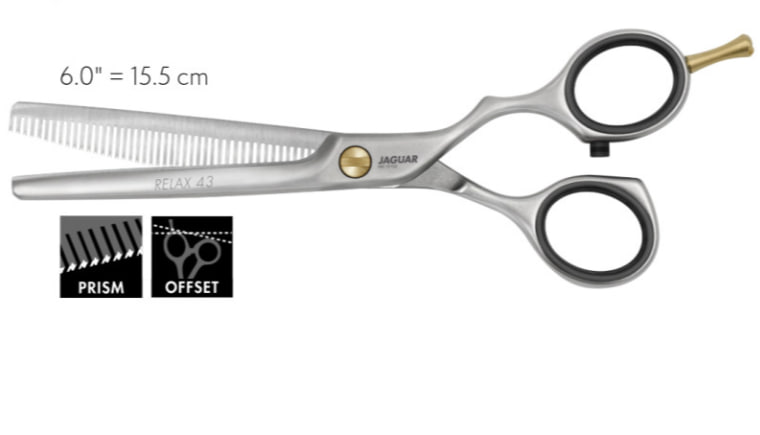 Ножиці перукарські Jaguar Pre Style Relax 43 (філіровочні, 6.0) J-83960