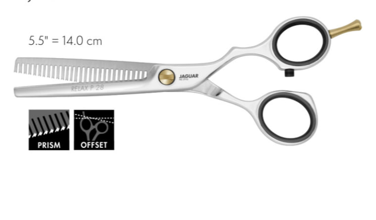Ножиці перукарські Jaguar Pre Style Relax Polish (філіровочні, 5.5) J-83455
