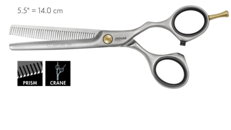 Ножиці для стрижки філірувальні Jaguar Prestyle Comfort 39 5,5 арт. J-84055