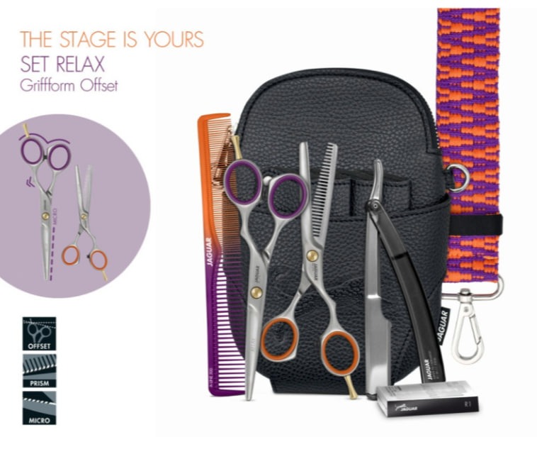 Набір ножиць Jaguar Relax Set J-82355 + J-83955 в редизайні арт. J-8394