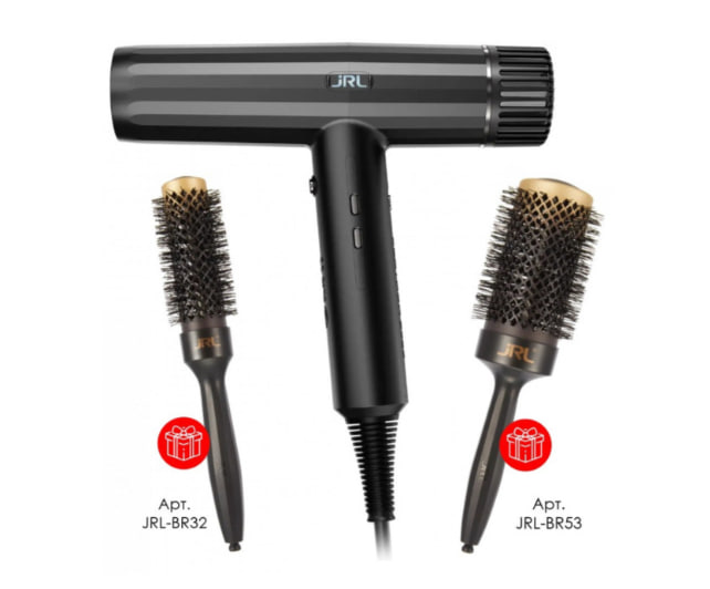 Акційний набір фен JRL Forte Pro H брашинг JRL-BR32 та щітка JRL-BR3 в подарунок