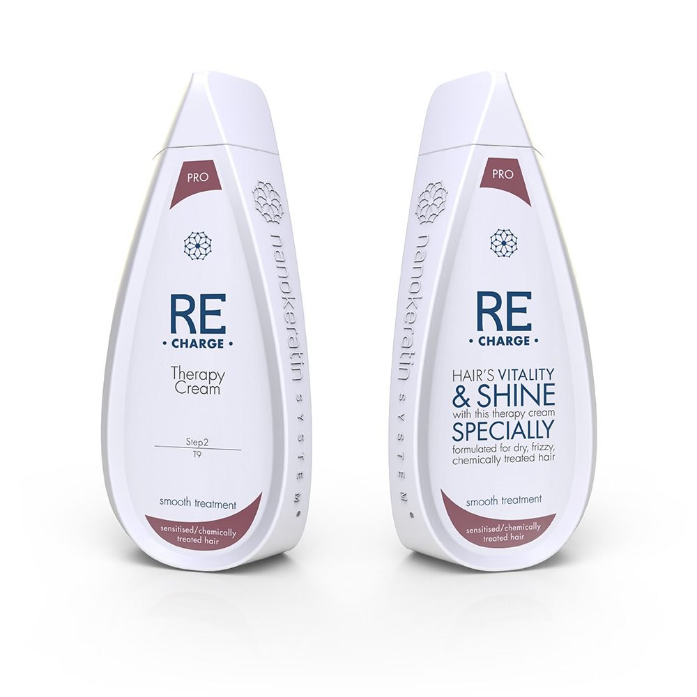 Кератин Крем для освітленого волосся Recharge Therapy Cream 1000 мл