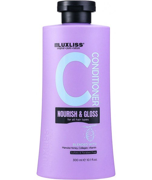 LUXLISS NOURISH & GLOSS CONDITIONER Для живлення та блиску 300мл