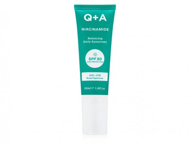 Балансуючий сонцезахисний крем для обличчя Q+A Niacinamide Balancing Daily Sunscreen 50ml