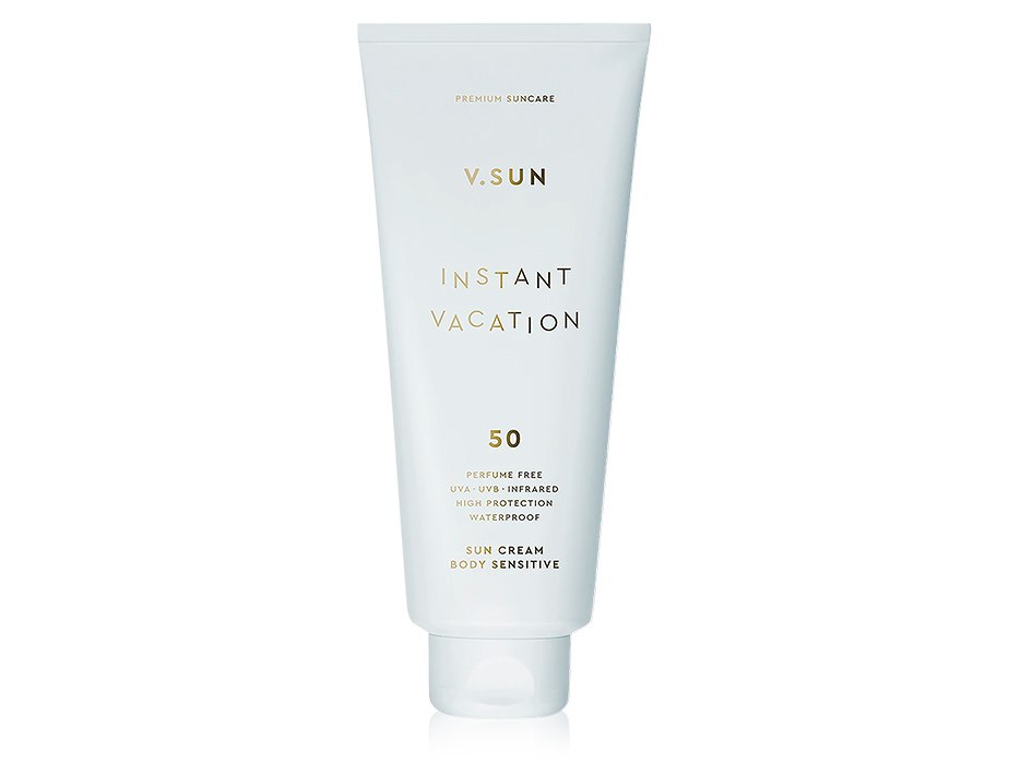 Сонцезахисний крем для тіла V.SUN, sun cream body sensitive SPF 50 Perfume Free 200 мл