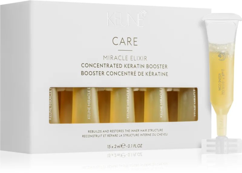 Keune Care Miracle Elixir Концентрований кератиновий бустер Дивовижний еліксир 2 мл 15шт