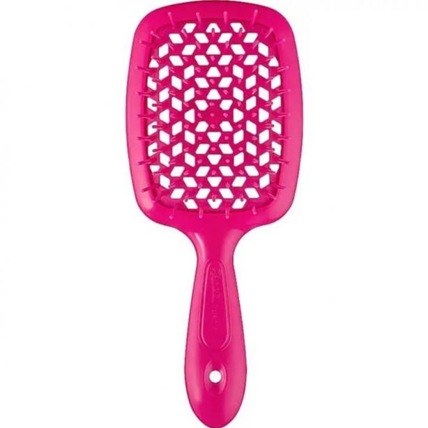 Гребінець для волосся Janeke Superbrush 1830 the Original Italian-Неоновий рожевий