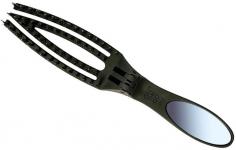 Щітка масажна FingerBrush CARE GO Boar&Nylon Black