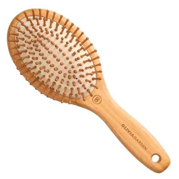 Щітка для волосся бамбукова овальна Touch Detangle MASSAGE M - фото 1