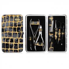 Манікюрний набір SPL Сіро-золотий 77904AA