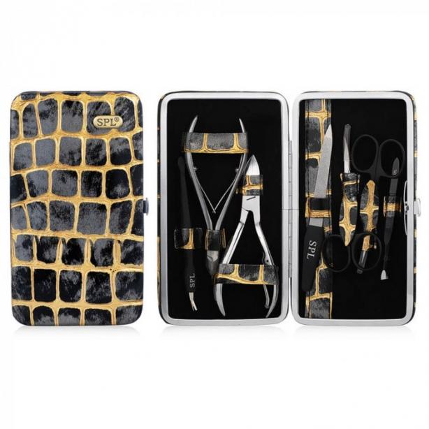Манікюрний набір SPL Сіро-золотий 77904AA