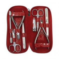 Манікюрний набір SPL Червоний 77602A