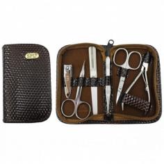 Манікюрний набір SPL Коричневий 77106BD