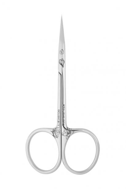 Ножиці професійні з гачком для кутикули EXCLUSIVE 21 TYPE 1 (magnolia)