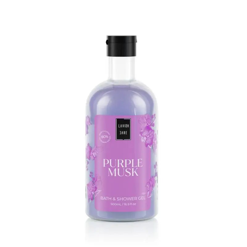 SHOWER GEL - PURPLE MUSK Гель для душу з ароматом квітки мускуса 500мл