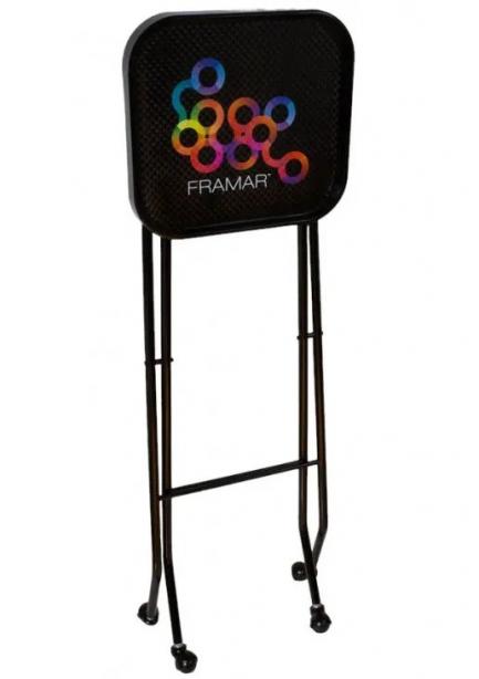 Столик колориста на колесах Framar Folding Trolley , купити професійний столик колориста , столик фрамар для колориста , якісний столик для колориста