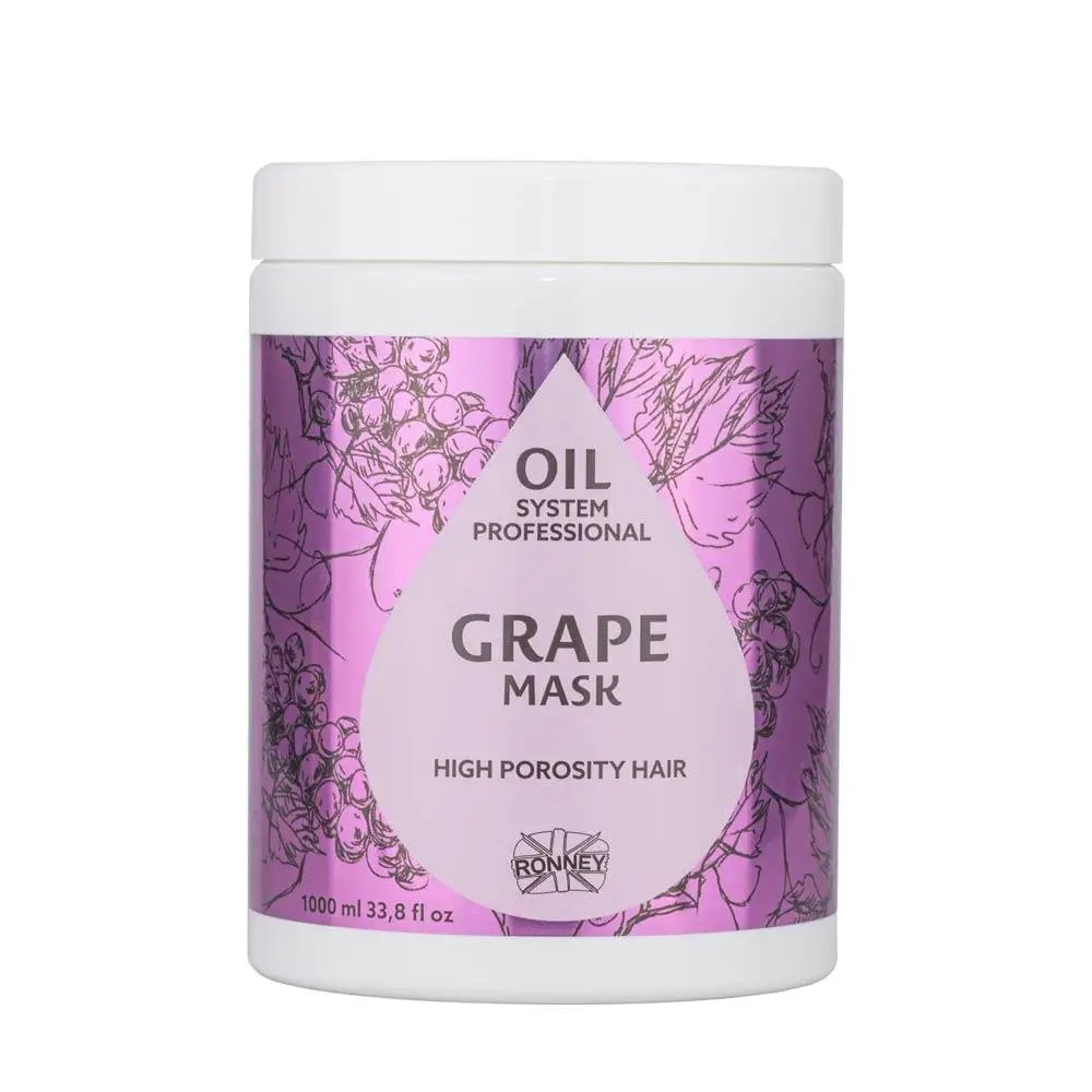 Маска для сухого, ламкого та пошкодженого волосся Oil System Grape 1000 мл