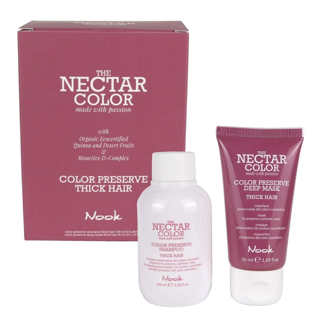 The NECTAR COLOR Набір для захисту кольору для твердого та щільного воло 