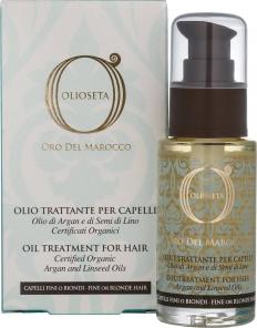 OLIOSETA ODM Масло-догляд для волосся з маслом аргана і маслом насіння льону 30мл
