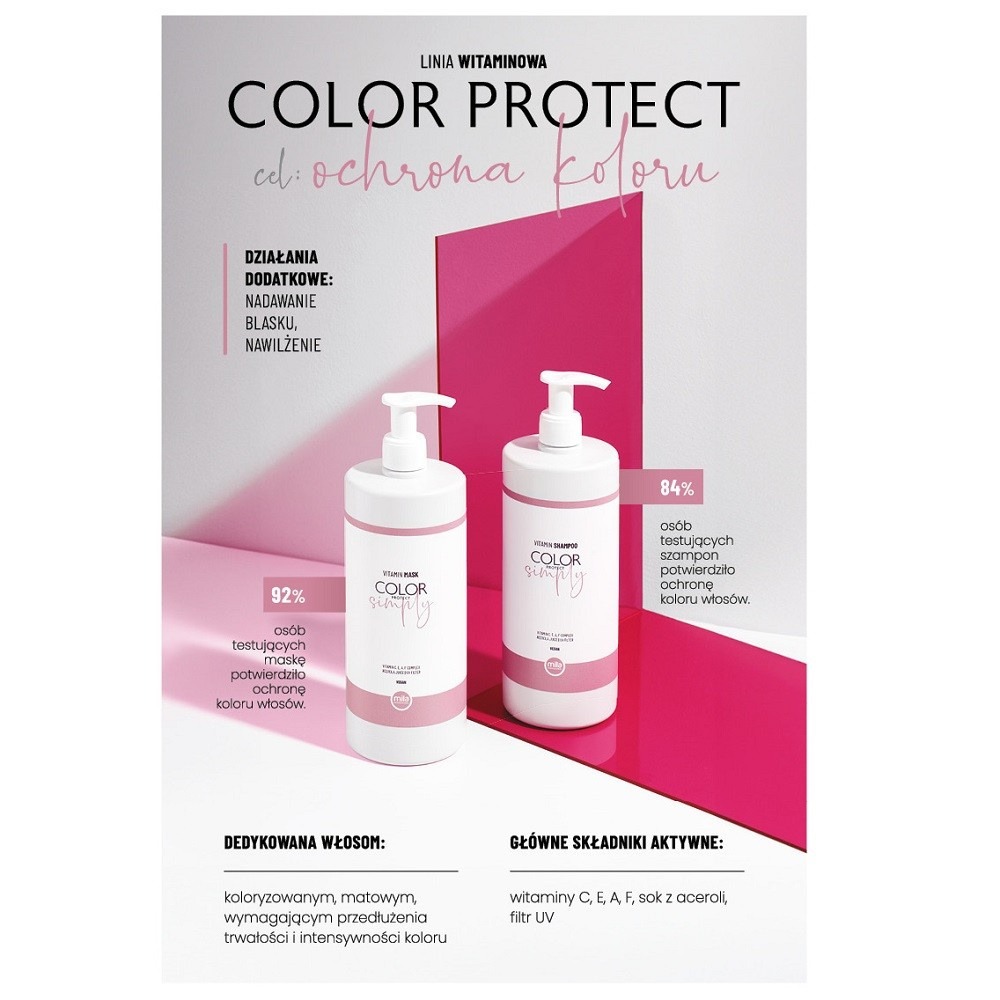 Маска для фарбованого волосся  Simply Color Protect 950 мл - фото 2