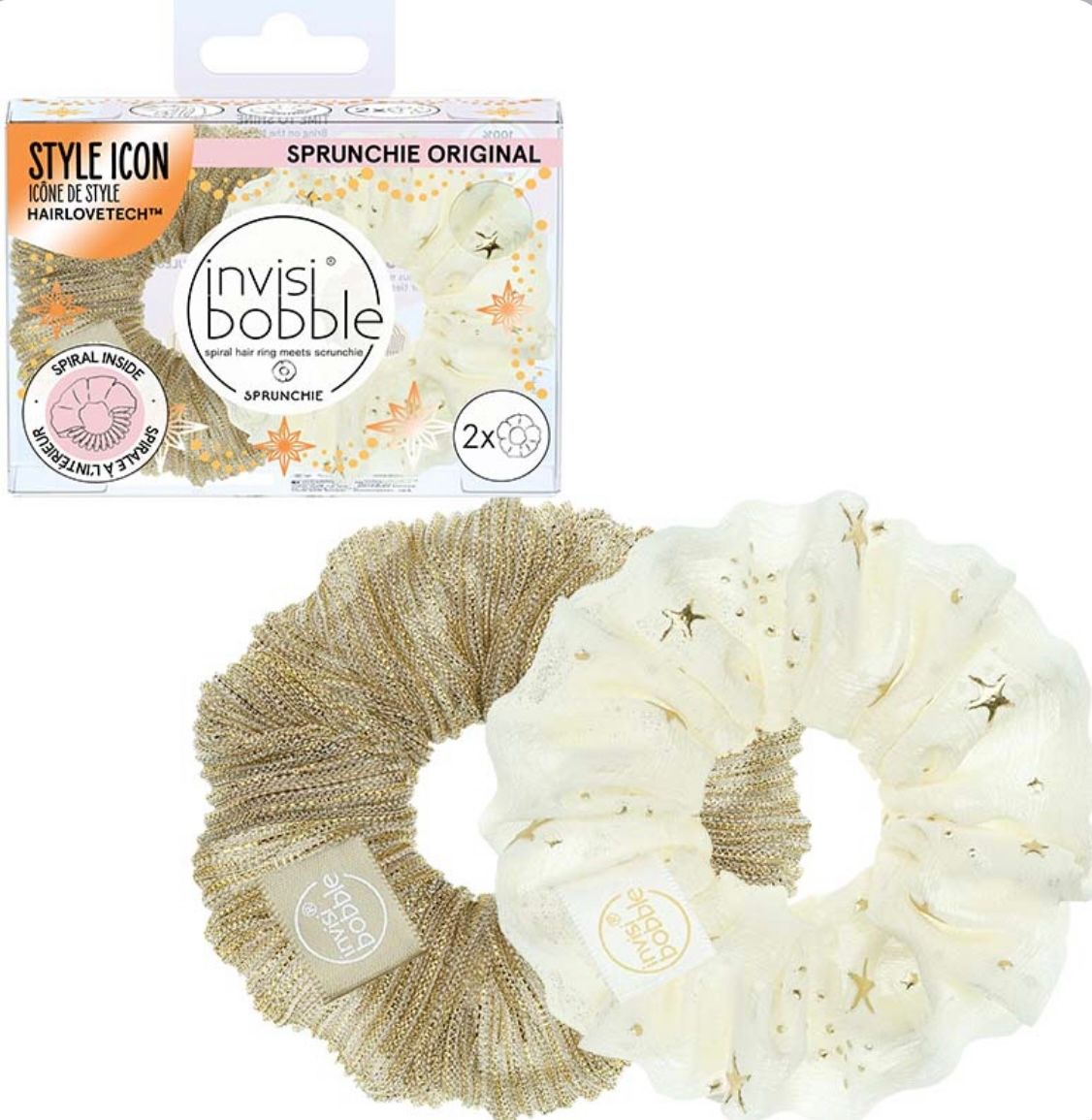 Резинка-браслет для волосся  SPRUNCHIE Time to Shine Bring on the Night
