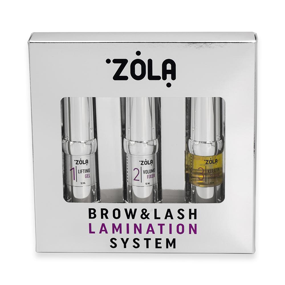 ZOLA Набір для ламінування Brow&amp;amp;Lash Lamination System