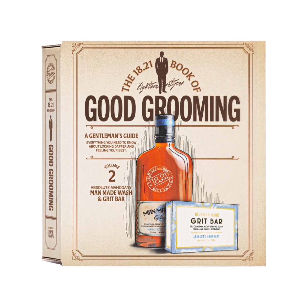 Подарунковий набір для чоловіків шампунь і мило Book of Good Grooming Gift Set Volume 2