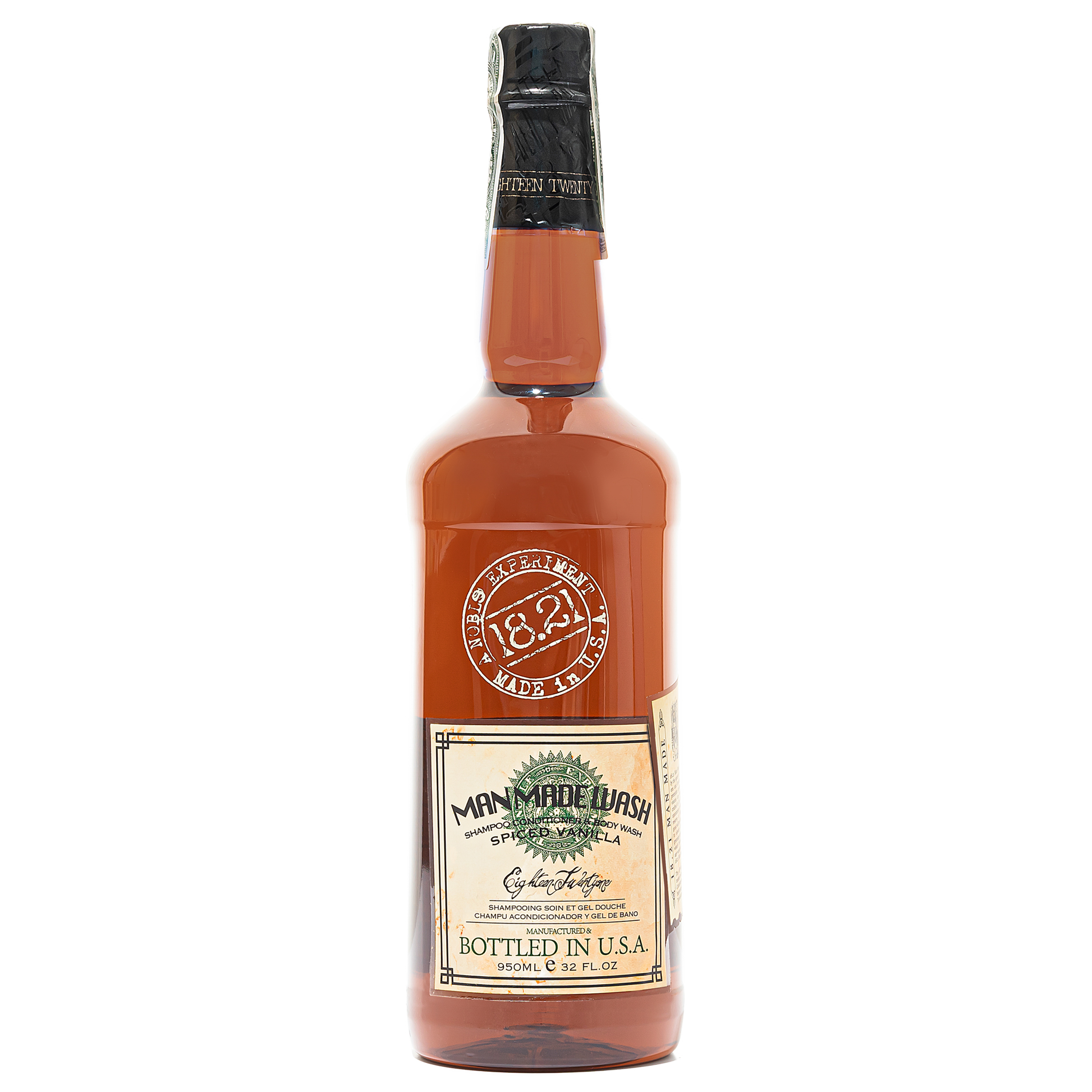 3 в 1 шампунь, кондиціонер та гель для душу для волосся, бороди Spiced Vanilla 946ml