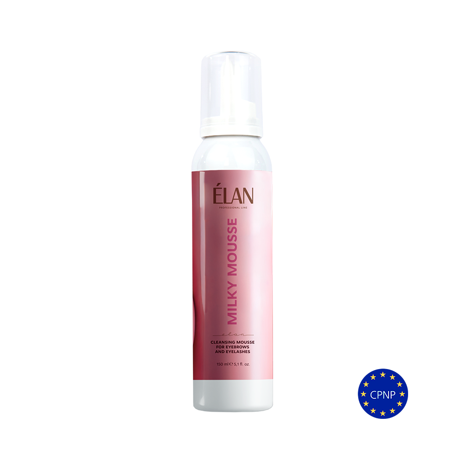 Очищуючий мус для брів і вій: MILKY MOUSSE 150 ml